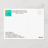 Trinity United Methodist Church, Denver, Colorado Postkarte (Rückseite)