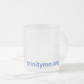 Trinitymn.org mattierte Tasse (VorderseiteRechts)