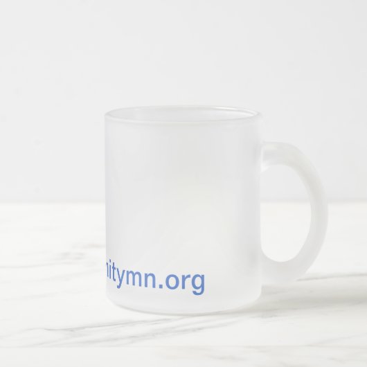 Trinitymn.org mattierte Tasse (Rechts)