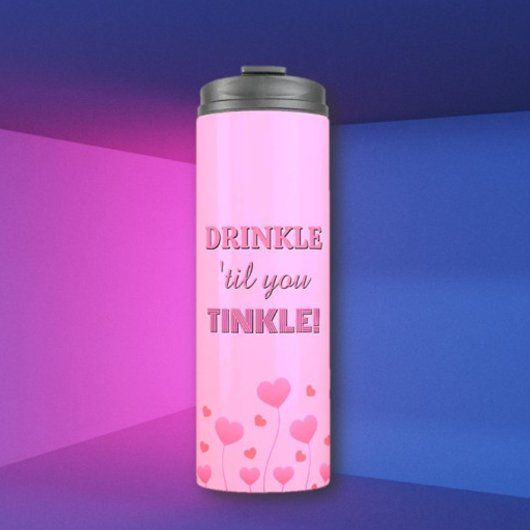 Trink aus! Lustige hübsche Thermosbecher