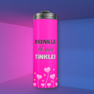 Trink aus! Lustige hübsche Thermosbecher
