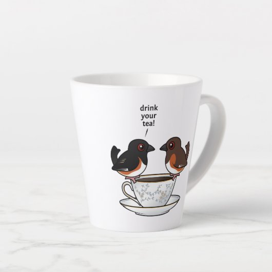 Trink deinen Tee! Milchtasse (Rechte Ecke)