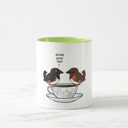 Trink deinen Tee! Tasse (Zentrum)