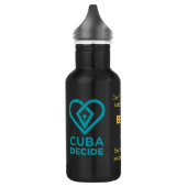 Trink keinen Totalitarismus Edelstahlflasche (Links)