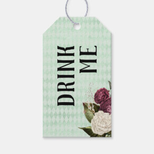 "Trink mich" Alice im Wunderland Tea Tag Geschenkanhänger