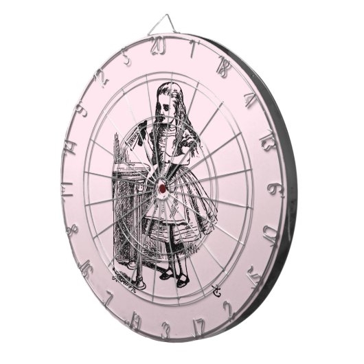 Trink mich (Alice's Adventures in Wonderland) Dartscheibe (Vorderseite rechts)