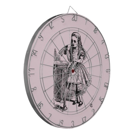 Trink mich (Alice's Adventures in Wonderland) Dartscheibe (Vorderseite Links)