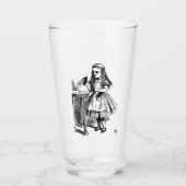 Trink mich (Alice's Adventures in Wonderland) Glas (Vorderseite)