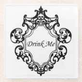 Trink mich! glasuntersetzer (Vorderseite)