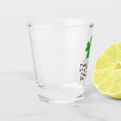 Trink mich, ich bin irisch Clover St. Patrick's Da Schnapsglas (Links)