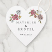 Trink mich! Vintage Alice im Wunderland Geschenkanhänger (Rückseite)