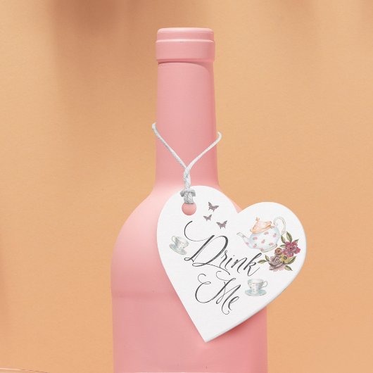 Trink mich! Vintage Alice im Wunderland Geschenkanhänger