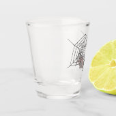 Trink mir Halloween-Spinne Schnapsglas (Links)