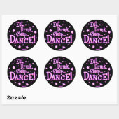 Trink Sleep Tance Stickers essen (Blatt)