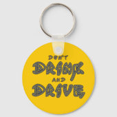 Trink und fahre keinen Schlüsselanhänger (Vorderseite)