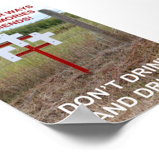 Trink und fahre nicht! poster (Ecke)