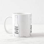 Trink und Zeichn nicht Kaffeetasse (Links)