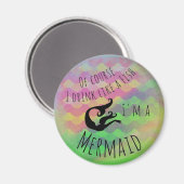 Trink wie ein Fisch! - Farbige Schuppen Magnet (Vorderseite/Rückseite)