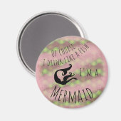 Trink wie ein Fisch! - Grüne Skala Magnet (Vorderseite/Rückseite)