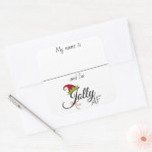 Trinkaufkleber Marker Name Funny Christmas Sprichw Quadratischer Aufkleber (Umschlag)