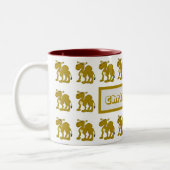 Trinkbecher Dromedar Kamel Design Zweifarbige Tasse (Links)