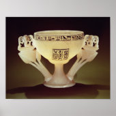 Trinkbecher in Form einer halb geöffneten Poster (Vorne)