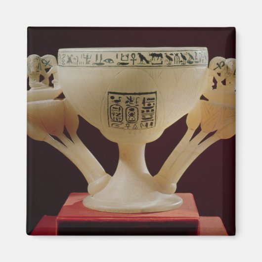 Trinkbecher in Form eines halb geöffneten Lotus Magnet (Vorne)