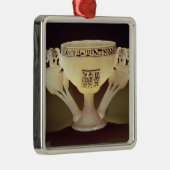 Trinkbecher in Form von Hälfte-geöffnet Silbernes Ornament (Rechts)