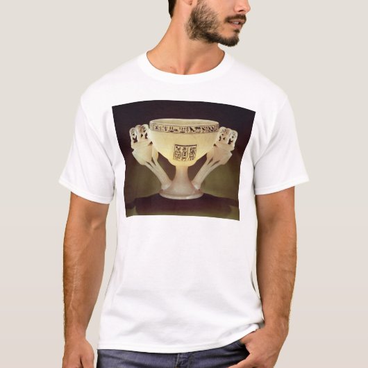 Trinkbecher in Form von Hälfte-geöffnet T-Shirt (Vorderseite)
