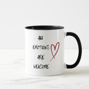 Trinkbecher mit positivem Zitat zur mentalen Gesun Tasse