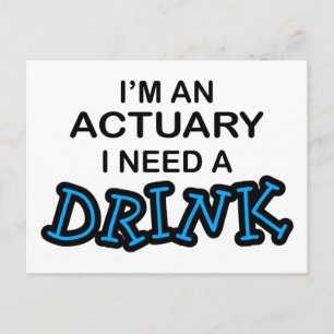 Trinkbedarf - Aktuar Postkarte