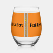 Trinkbehälter Art: Foto aus Weinglas | Text Ohne Stiel (Vorderseite)