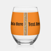 Trinkbehälter Art: Foto aus Weinglas | Text Ohne Stiel (Rückseite)