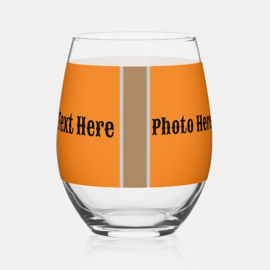 Trinkbehälter Art: Foto aus Weinglas | Text Weinglas Ohne Stiel (Rechts)