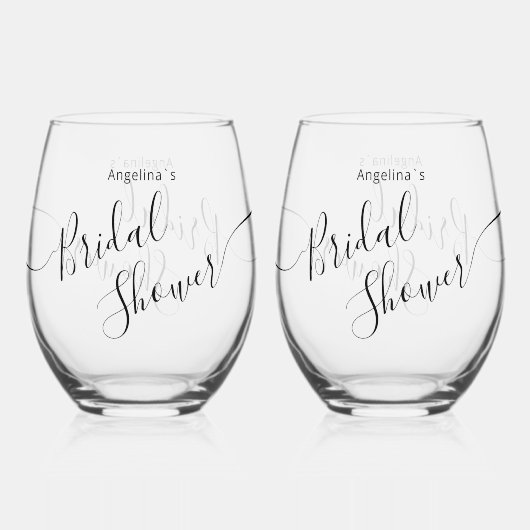 Trinkbehälter Art: Stemless Wine Glass, Set Weinglas Ohne Stiel (Rückseite)