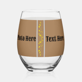 Trinkbehälter Brown black Wine Glass Foto | Text Weinglas Ohne Stiel