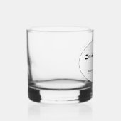 Trinkbehälter des City-Logos -Set Whiskyglas (Rechts)