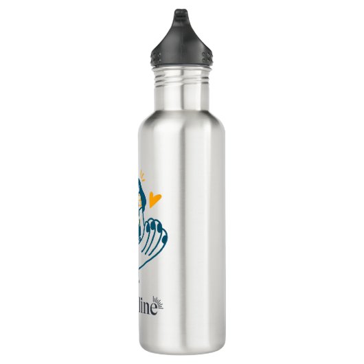 Trinkbehälter - Edelstahl 24-oz-Wasserflasche Edelstahlflasche (Rechts)