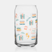 Trinkbehälter für personalisierte Buchliebhaber Dosenglas (Rückseite)