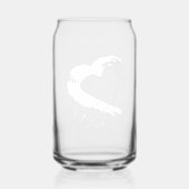 Trinkbehälter Moon Heart Dosenglas (Vorderseite)