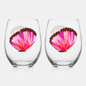 Trinkbehälter-Set aus verkettetem Glas (Rückseite)