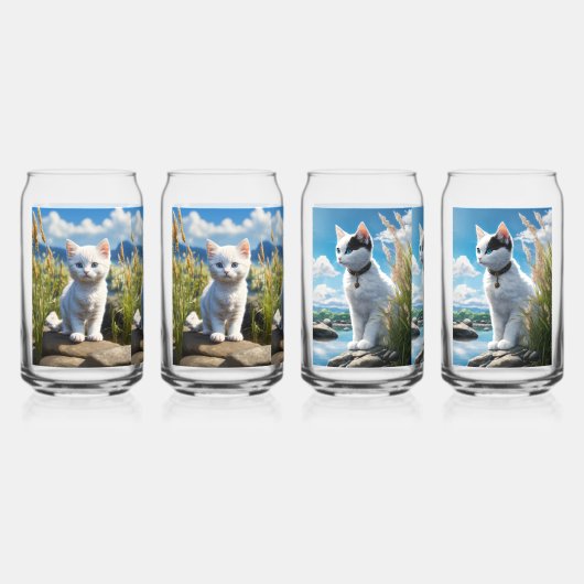 Trinkbehälter Set Dosenglas (Vorderseite)