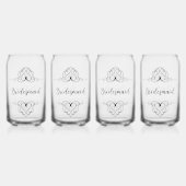 Trinkbehälter Set Dosenglas (Vorderseite)