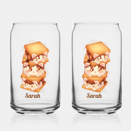 Trinkbehälter Set Dosenglas (Vorderseite)