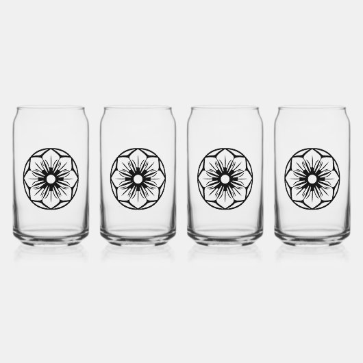 Trinkbehälter Set Dosenglas (Vorderseite)