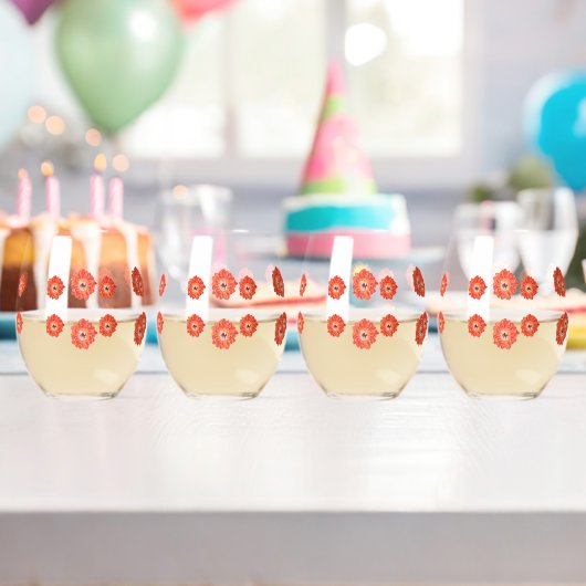 Trinkbehälter Set Frühjahrsveranstaltung Blume Weinglas Ohne Stiel (Insitu (Geburtstag))
