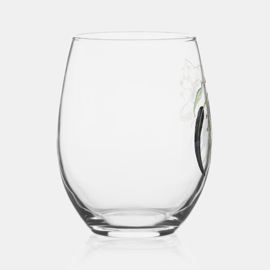 Trinkbehälter-Set mit hellgrünem Gummi Weinglas Ohne Stiel (Rechts)