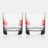 Trinkbehälter Set: MUSIK Whiskyglas (Rechts)
