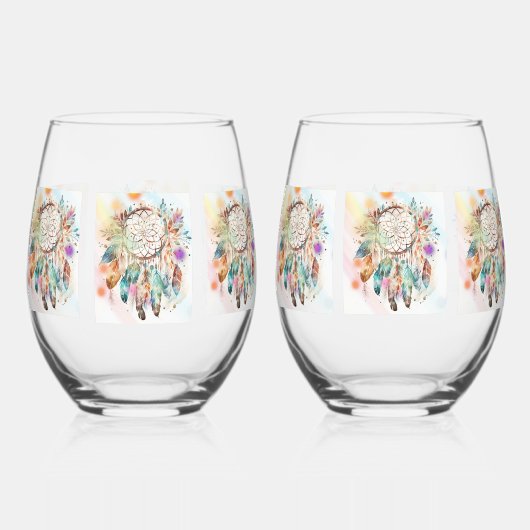 Trinkbehälter Set Weinglas Ohne Stiel (Vorderseite)