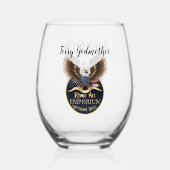 Trinkbehälter Set Weinglas Ohne Stiel (Rückseite)